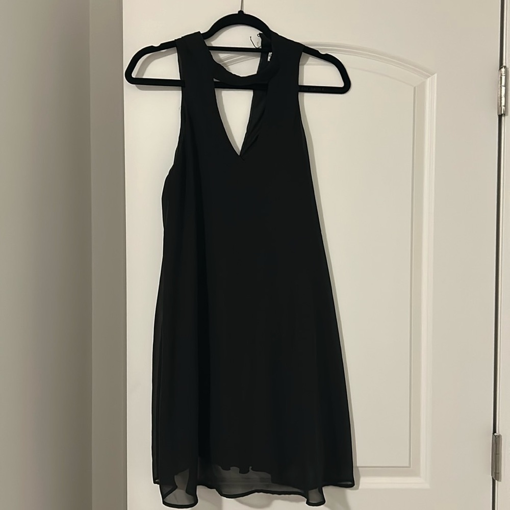 Black Chiffon Dress
